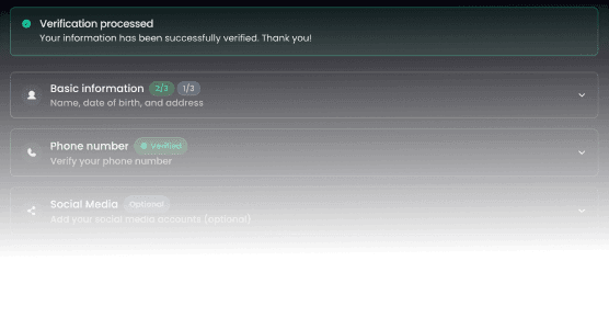 Get verified